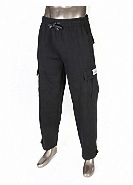 US Polo Assn. Zip Pocket Fleece Pants Black XL