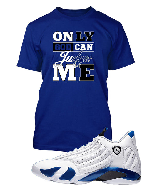 Pac Only God Can Judge Me Pro Club Shaka Big Tall Tee Shirt J14 Hyper Royal Mens