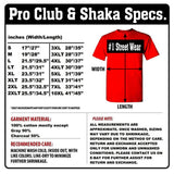 OG Graphic Sneaker Tee Shirt Match J13 Bred Pro Club Shaka Big Tall Sport T