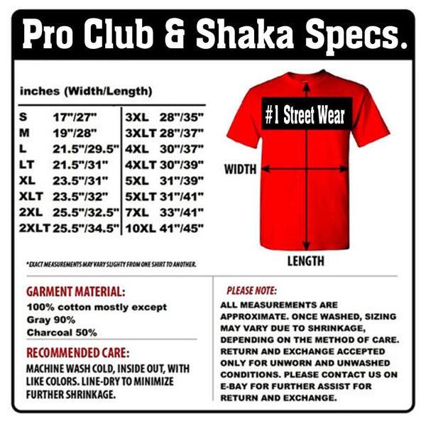 OG Graphic Sneaker Tee Shirt Match J13 Bred Pro Club Shaka Big Tall Sport T