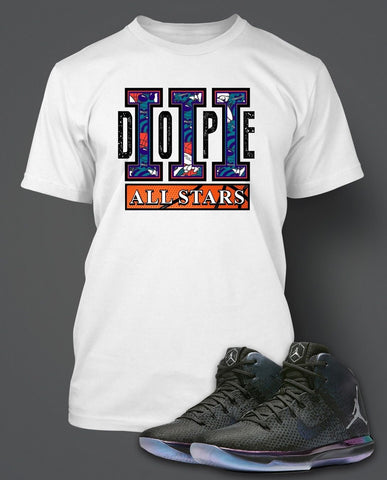 Dope All Star Graphic Sneaker Hip Tee Shirt to Match J31 ALL-STAR Big Tall Sm T