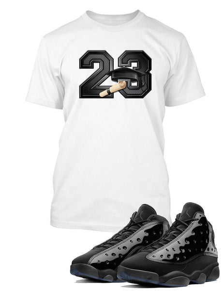 23 Graphic Sneaker Tee Shirt Match J13 Cap and Gown Pro Club Big Tall Small