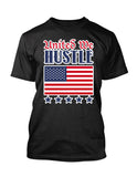 4th of July Tee Shirt United We Hustle Flag United States Graphic Tee Shirt