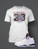 Do the Right Thing Graphic Sneaker Tee Shirt Match J5 WHITE CEMENT Big Tall Sm