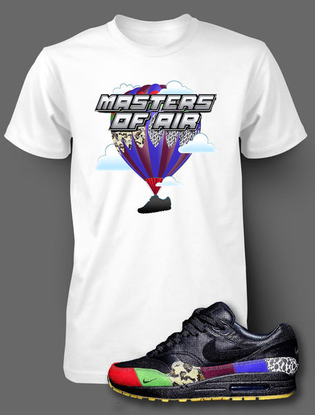 T Shirt to Match AIR MAX 1 MASTERS OF AIR Shoe Pro Club Graphic White Tee SS