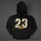 23 Hoodie to Match AIR J5 Gold Dollar Shoe Graphic Hoodie Pullover