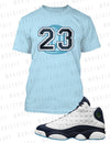 Retro UNC Air J13 Sneaker Tee Shirt UNC Bell Tee Graphic T Shirt