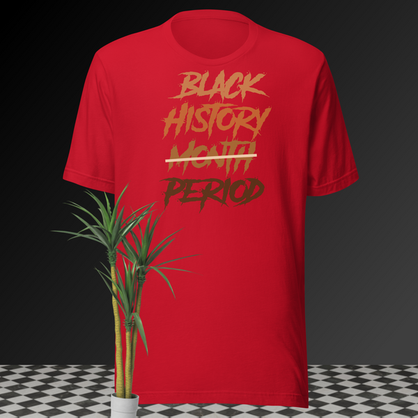 Black History Period Tee Shirt Pro Club Shaka RTP Street Wear Sneaker Hip Hop T