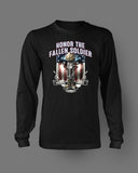 Honor the Fallen Soldier Graphic Tee Custom Tee Big and Tall or Small