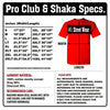 Big and Tall T Shirts Plain Men PRO CLUB HEAVYWEIGHT ProClub Purple Tee Shirt