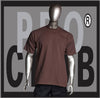 1 New Mens Pro Club Heavyweight Brown Blank T Shirt M to 3XL PROCLUB