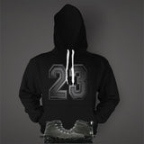 23 Hoodie to Match J's Retro 9 Anthracite Sneaker Mens Graphic Pull Over Hoodie