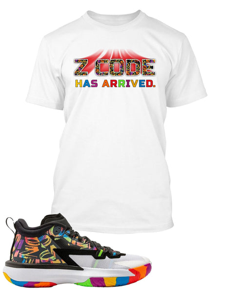 Z Code Has Arrived Sneaker Tee Shirt to Match Zion Z Code Big Tall Small Sport T