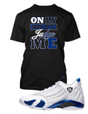 Only God Can Judge Me 2PAC Tribute Tee Shirt to Match  Air J14 Hyper Royal Mens