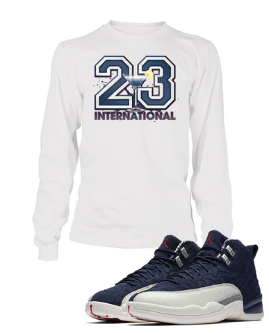 23 Graphic Sneaker Sport Tee Shirt Match J12 International Flight Big Tall Sm