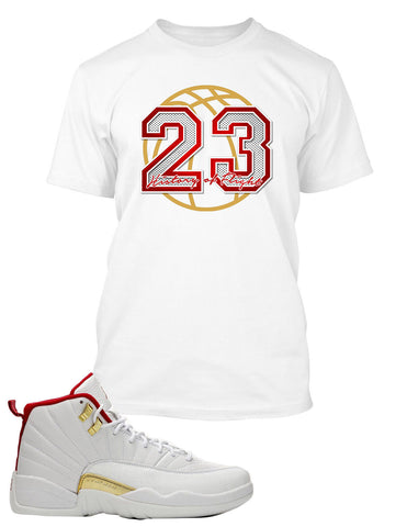 23 Graphic Tee Shirt To Match J12 FIBA Sneaker Men's Pro Club Shaka Sport Tee