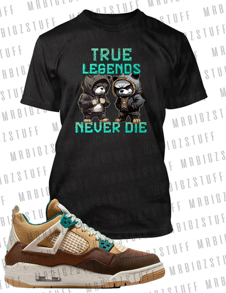 True Legends Bears Tee To Match Jordan 4 Cacao Sneaker Pro Club Shaka Big Tall Small T