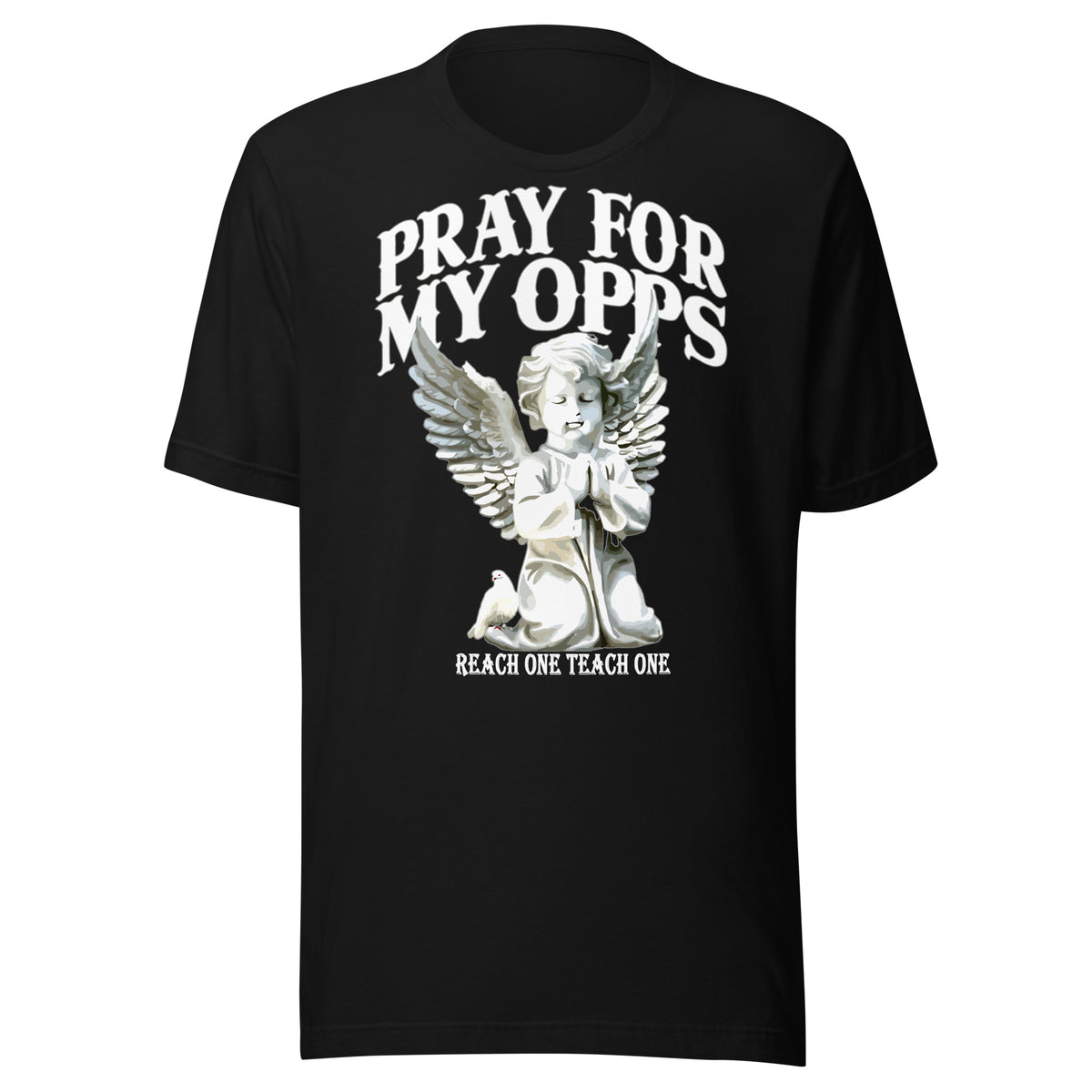 Pray for My Opps Tee Shirt to Match Jordan 2 Python Sneakers