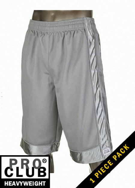 Charcoal Men's Pro Club Mesh Jersey Basketball Shorts