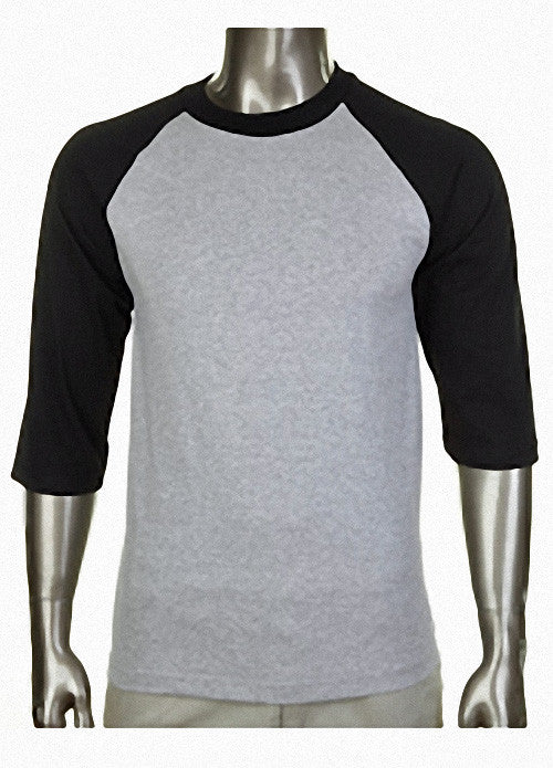 Pro Club Baseball Gray/Black T-Shirt