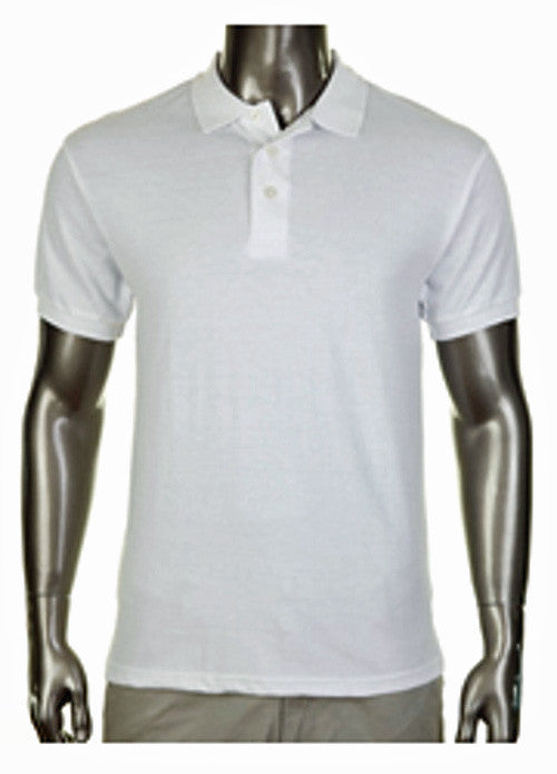 Pro Club Pique Polo Collar White Shirt 