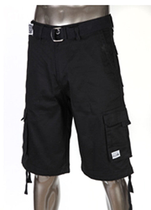 Pro Club Twill Cargo Shorts Black