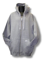 Pro Club Heavyweight  Full Zip Grey Hoodie